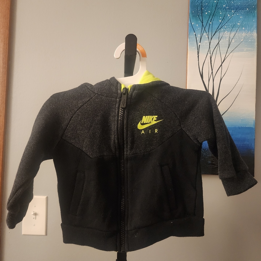 Nike Air Sweater Zip Up Hoodie 12M Toddler